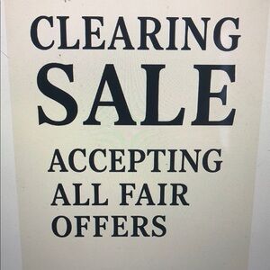 Clearance Sale